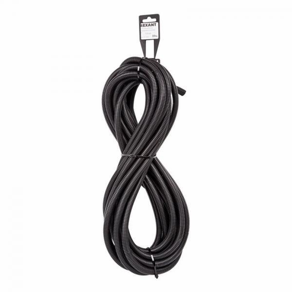 Труба автомобильная гофрированная  9,8 мм полипропилен 10 м в упак разрезная REXANT 15-1010 15-1010