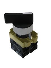 Арматура светосигнальная TDM BJ33 переключатель черный 3 положения I-0-II длинная ручка 1з+1р