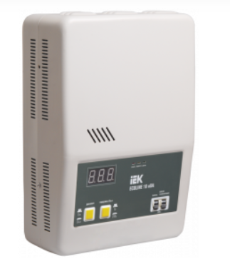 Стабилизатор IEK однофазный 10кВа релейный навесной Ecoline 10 кВА