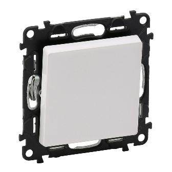 Legrand  Valena  LIFE  Белая Переключатель 1-клавишный 10А 250В пружинные зажимы скрытая установка IP20 / 752406